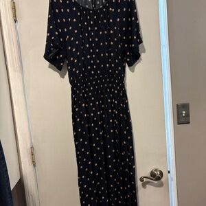 Polka dot Banana Republic midi dress